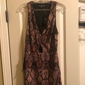 Bebe X Naven snakeprint dress